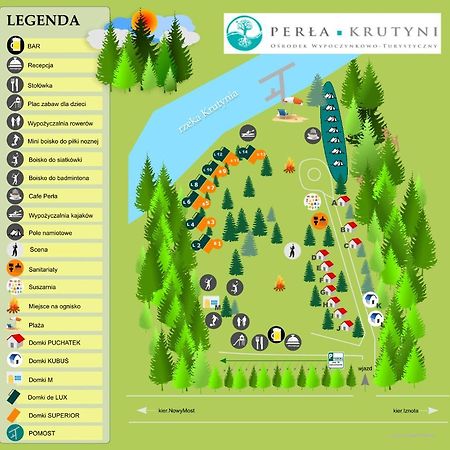 Готель Osrodek Wypoczynkowo-Turystyczny Perla Krutyni Nowy Most Екстер'єр фото